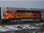 Zoomed in Shot od BNSF 6017 at BNSF Winslow Arizona 